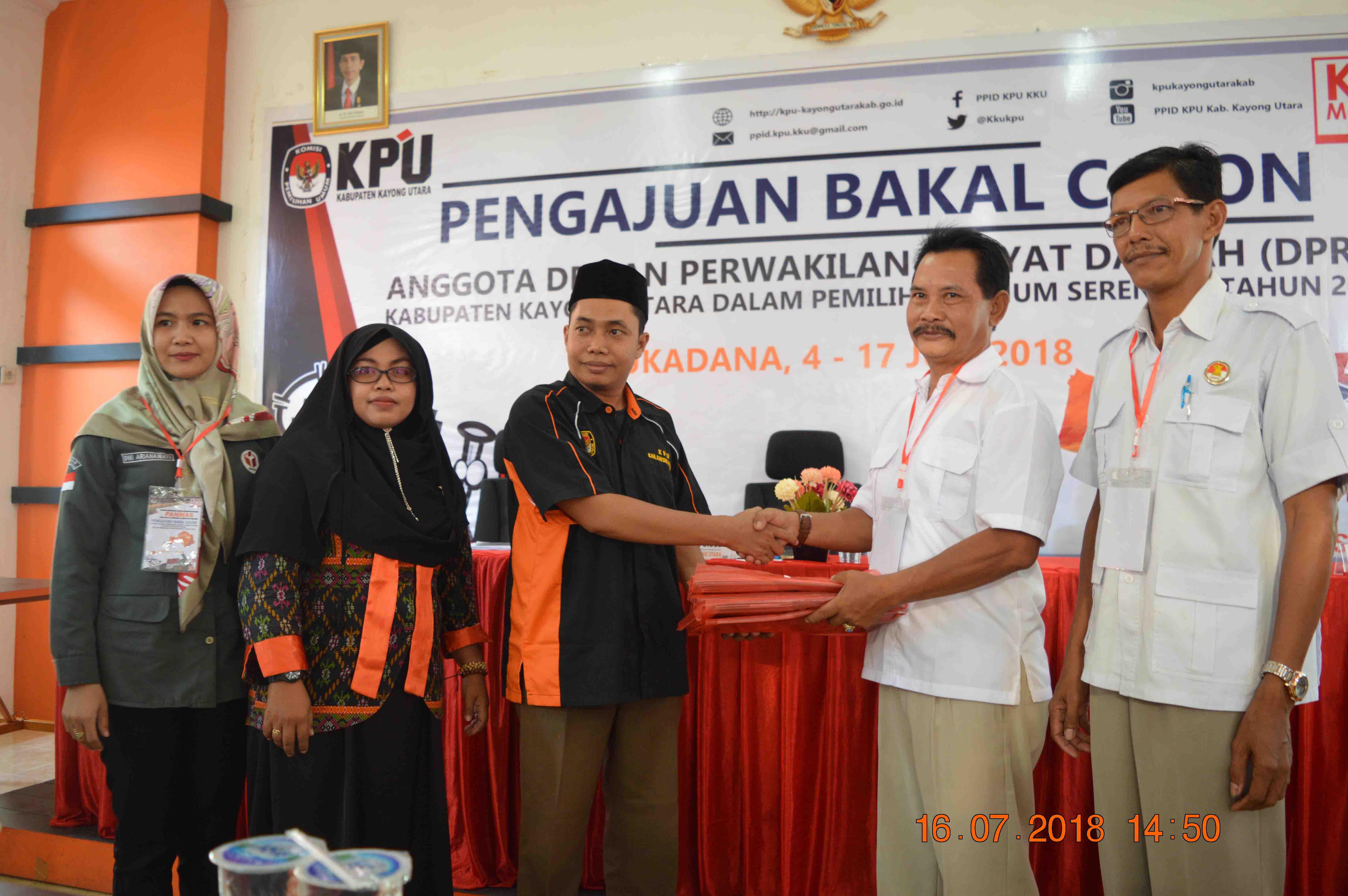 Pengajuan Bakal Calon Anggota DPRD Kabupaten Kayong Utara Pemilu Tahun 2019 ( PARTAI GERINDRA )