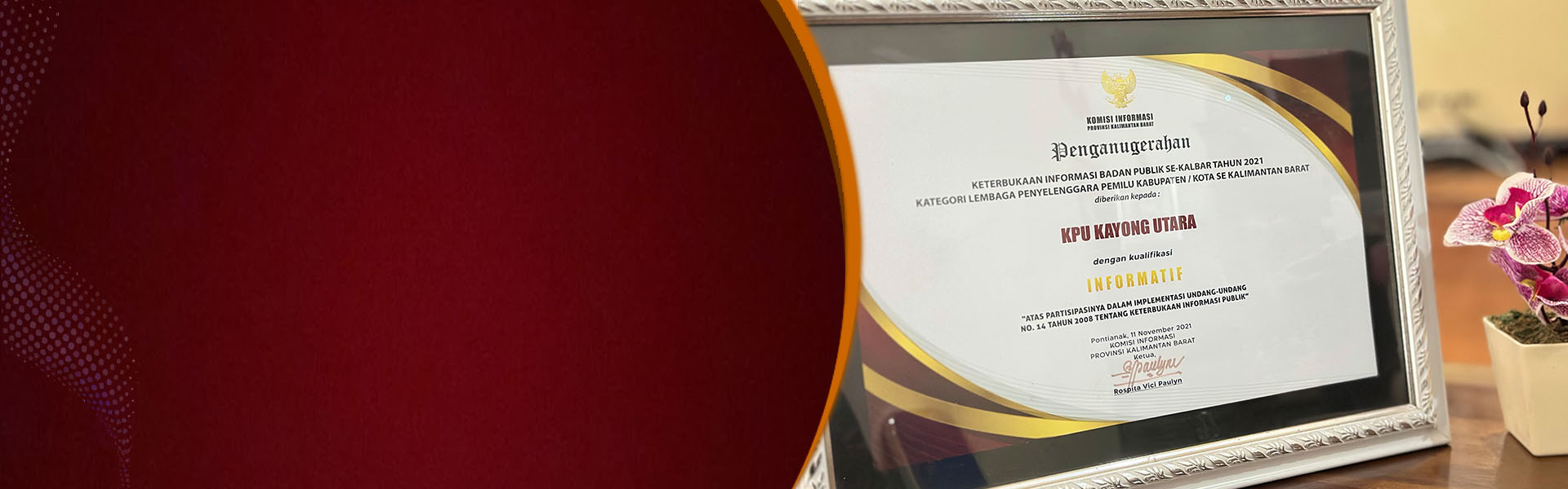 Penganugrahan Keterbukaan Informasi Publik Tahun 2021
